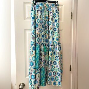 Womens flowy maxi skirt